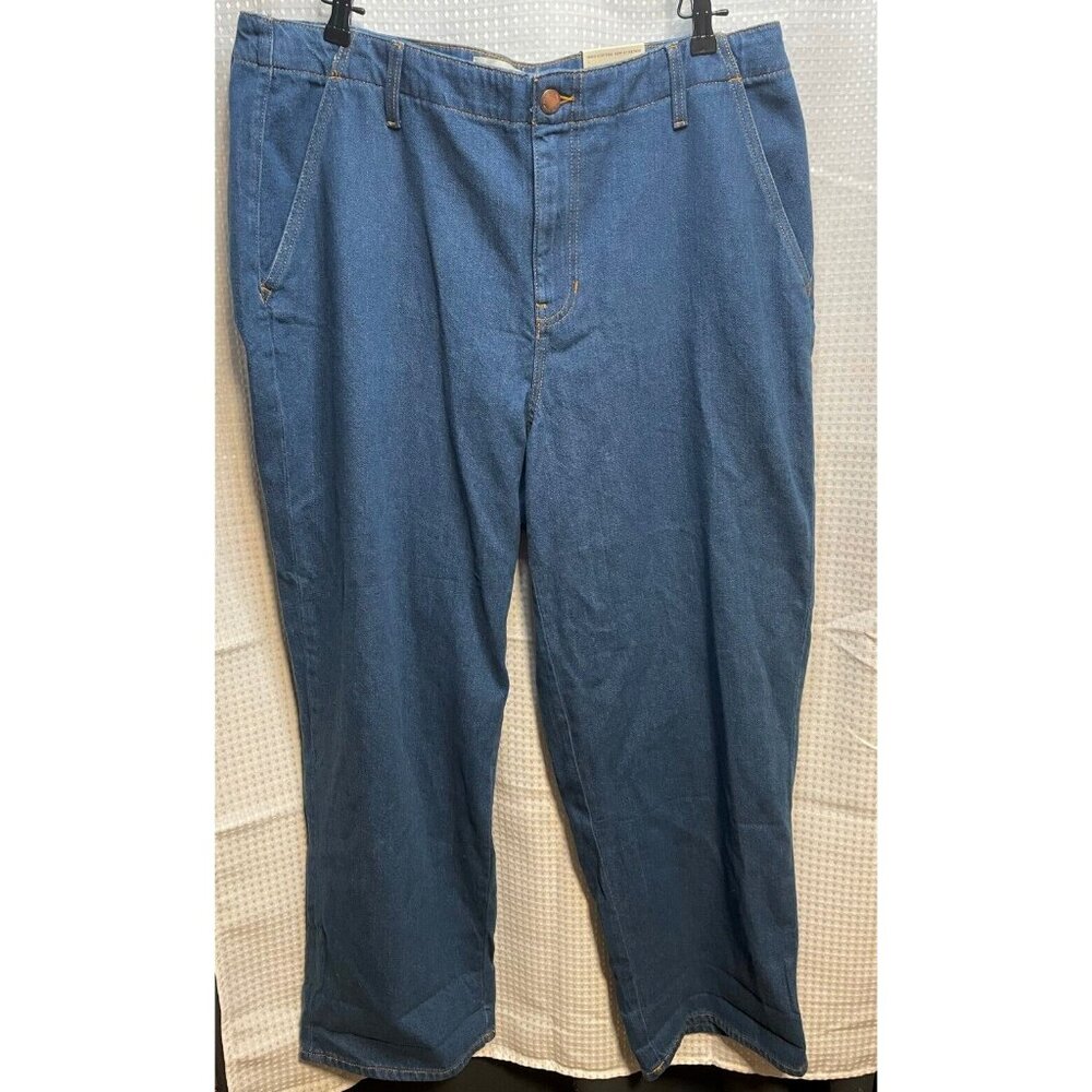 Universal Thread jeans womens 18 relaxed straight high rise 38 x 32 blue new